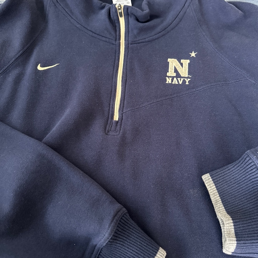 Nike Navy 1/4 zip pullover sweatshirt Size 4X